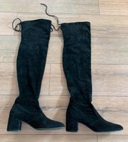 Högl Overknees Stiefel Wildleder Gr. 39,5 schwarz Niedersachsen - Oldenburg Vorschau
