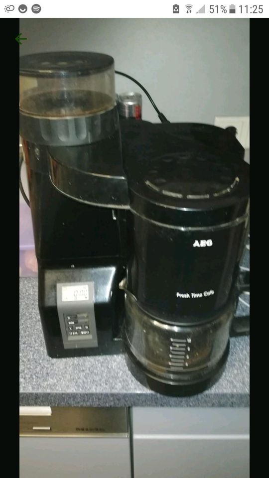 AEG Kaffeemaschine mit Mahlwerk oder Pulverkaffee in Nürnberg (Mittelfr) -  Gebersdorf | Kaffeemaschine & Espressomaschine gebraucht kaufen | eBay  Kleinanzeigen ist jetzt Kleinanzeigen