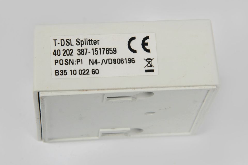 Orig.Telekom DSL Splitter T-Home VDSL/ADSL TAE Anschlußkabel OVP in Berching