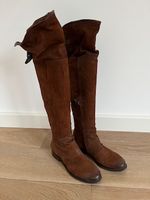 AS 98 Overknee Stiefel braun mit tollen Schnallen Gr. 39 Niedersachsen - Rosengarten Vorschau