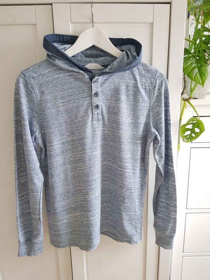 ❤️ H&M ❤️ Hoodies Pullover mit Kapuze Gr. 146 / 152 maritim in Markkleeberg