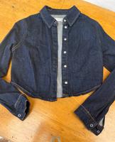 Jacke Jeans Zara M Denim 38 dunkelblau Kurz Harburg - Hamburg Fischbek Vorschau