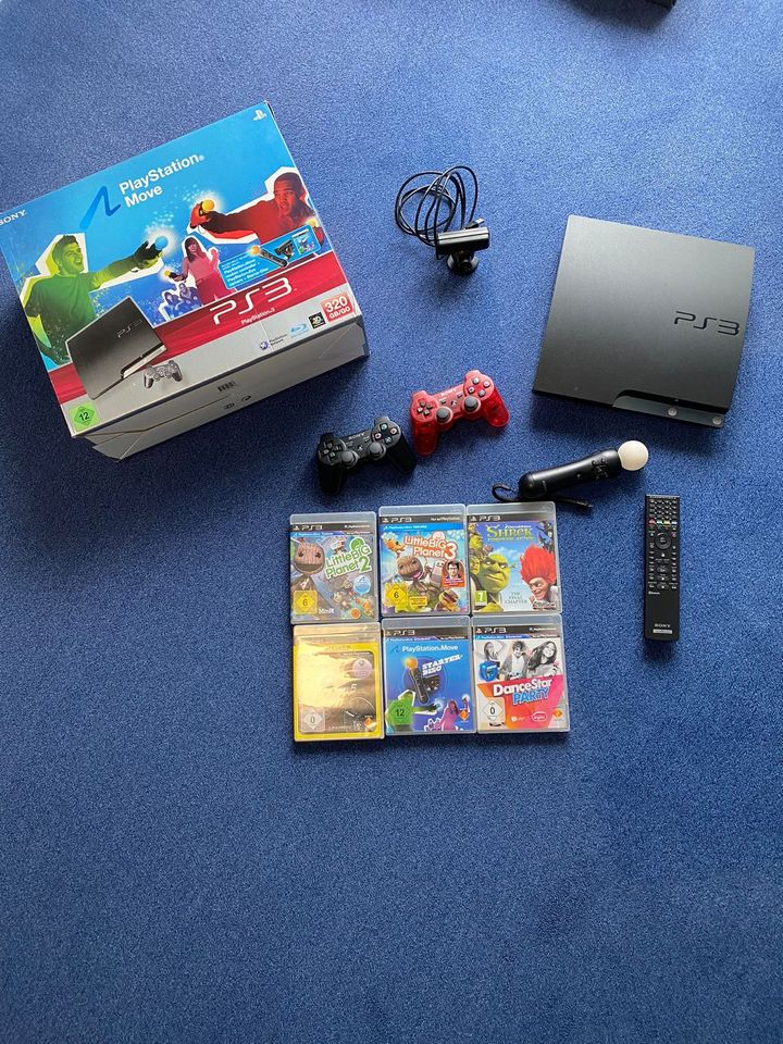 PlayStation 3 slim Move Bundel 320Gb.Tolles Ostergeschenk Top. in Nettetal