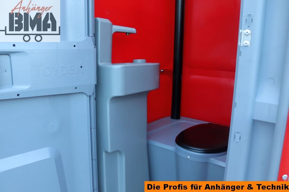 Anhänger BMA TO1 das mobile Baustellen WC Bautoilette made by BMA in Mühlhausen im Täle