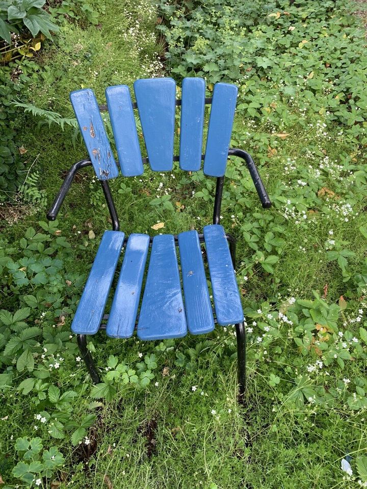 2 Stuhlgestelle Stühle Schwarz für Gartenstühle in Freiburg im Breisgau