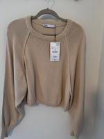 ZARA Cropped Strickpulli beige Gr. M NEU mit Etikett Rheinland-Pfalz - Weisenheim am Sand Vorschau