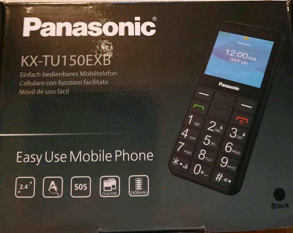 Seniorenhandy Panasonic KX-TU150EXB zu verkaufen in Püttlingen