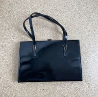 Vintage Knautschlack Damenhandtasche schwarz Baden-Württemberg - Sindelfingen Vorschau