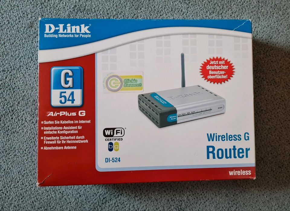 D-Link Wireless G Router,  Di-524, unbenutzt in Essen