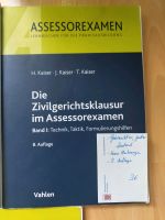 Die Zivilgerichtsklausur im Assessorexamen Band I - Kaiserskript Wiesbaden - Erbenheim Vorschau