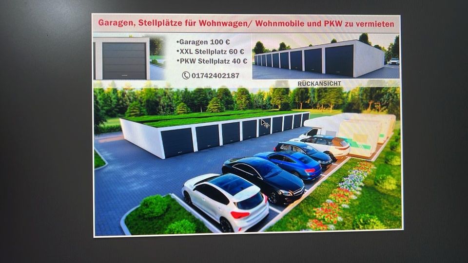 Garage , Lobberich + Stellplatz, Wohnmobil Wohnwagen in Nettetal