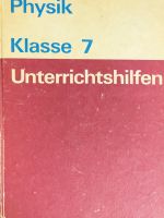 Unterrichtshilfen Physik Klasse 7 DDR Sachsen - Krostitz Vorschau