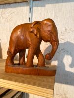 Holz Elefant Dekoration Handgeschnitzt Nordrhein-Westfalen - Lage Vorschau