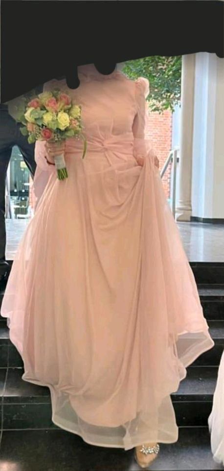 Abendkleid Tesettür Nikah elbisesi rosa in Hannover