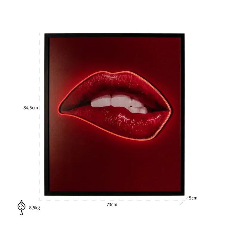 Designer Wall Art LIPS mit LED von RICHMOND Wandbild (UVP 570€) in Berlin