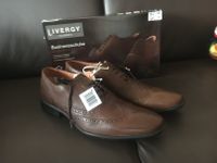 LIVERGY Classic❗️BUSINESSSCHUHE - braun - Gr. 45 - NEU❗️ Frankfurt am Main - Sachsenhausen Vorschau