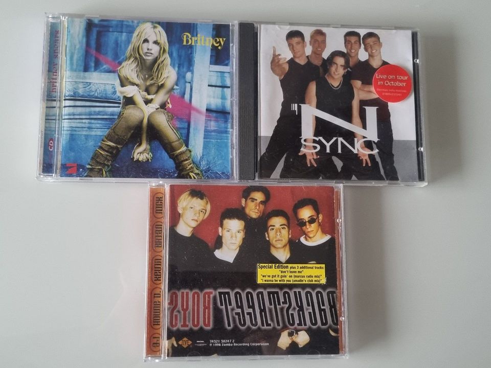 90 er Jahre CD Set Backstreet Boys N'Sync Britney Spears 2000 in Gladbeck