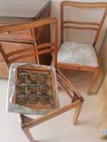 4 Stühle aus Holz mit Federn aus den 50 Jahren Hessen - Bad Camberg Vorschau