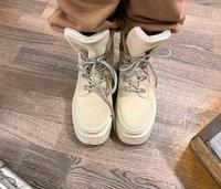 Bronx ❤️ Damen Boots gefüttert creme Plateausohle 40 Nordrhein-Westfalen - Erkelenz Vorschau