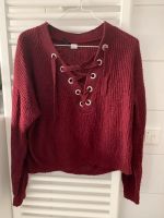 Strickpullover Pullover cropped dunkelrot H&M Baden-Württemberg - Singen Vorschau