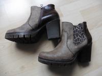 S.Oliver Stiefeletten Gr.40 taupe braun leo robuste Sohle Bayern - Landshut Vorschau