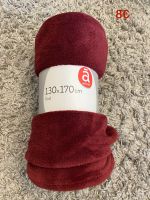 Decke 130x170 Bordeau neu Weinrot actuel Plaid Nordrhein-Westfalen - Wetter (Ruhr) Vorschau