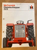 Prospekt MC Cormick Dieselschlepper 323 Baden-Württemberg - Radolfzell am Bodensee Vorschau