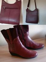 Handtasche+Stiefel Gr. 39 Leder Saarland - Heusweiler Vorschau