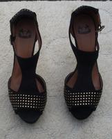 Only Pink High Heels Peeptoes schwarz Größe 39 mit Nieten Kreis Pinneberg - Elmshorn Vorschau
