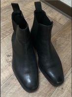 Stiefeletten schwarz Leder Gr. 40 Stiefel Boots Niedersachsen - Ostrhauderfehn Vorschau