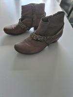 A.S.98 Airstep Damen Leder Stiefeletten Stiefel Biker Schuh Bayern - Mainaschaff Vorschau