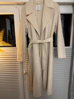 Mango Damen Wollmantel mit Gürtel beige Größe M Bremen - Hemelingen Vorschau