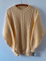 Vintage Strickpullover Pullover Pulli gelb Gr. 46 mit Zopfmuster Bayern - Ingolstadt Vorschau