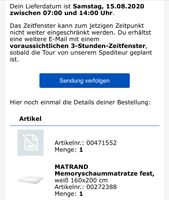 Ikea Matrand 160x200 Memorysschaummatratze fest Bett Matratze Frankfurt am Main - Sachsenhausen Vorschau