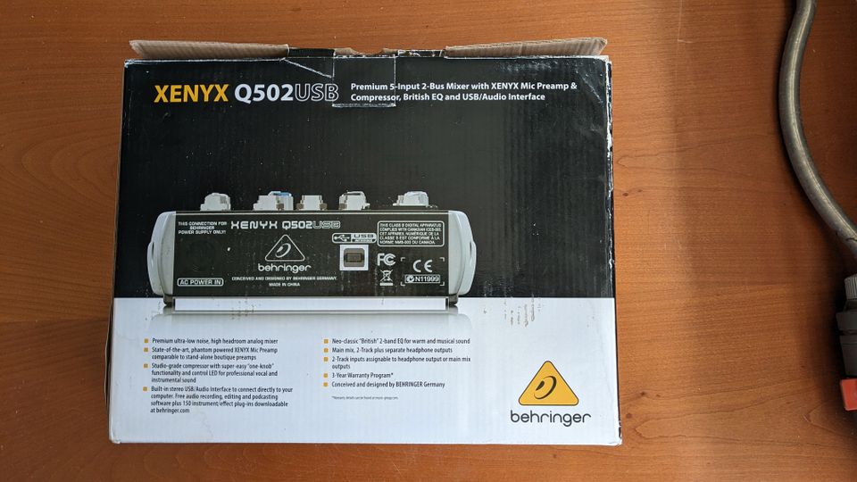 Xenyx Q502USB 5-input Mixer in Berlin