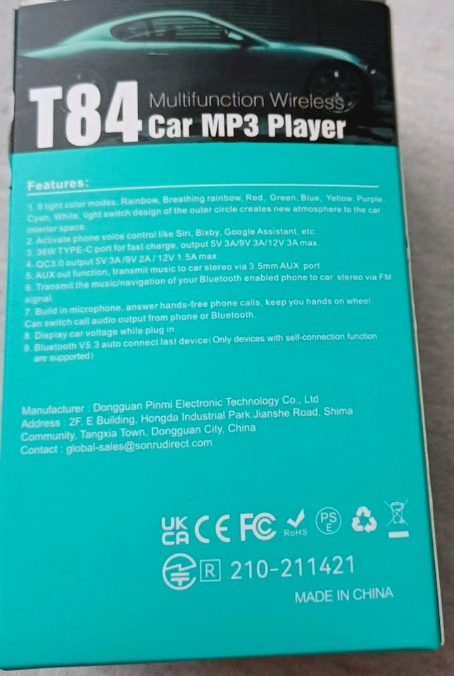 Car MP3 Player T84 in Grimma