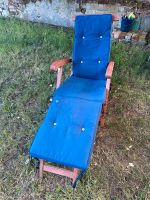 KMH®, Deckchair aus Eukalyptusholz mit Auflage Brandenburg - Dreetz Vorschau