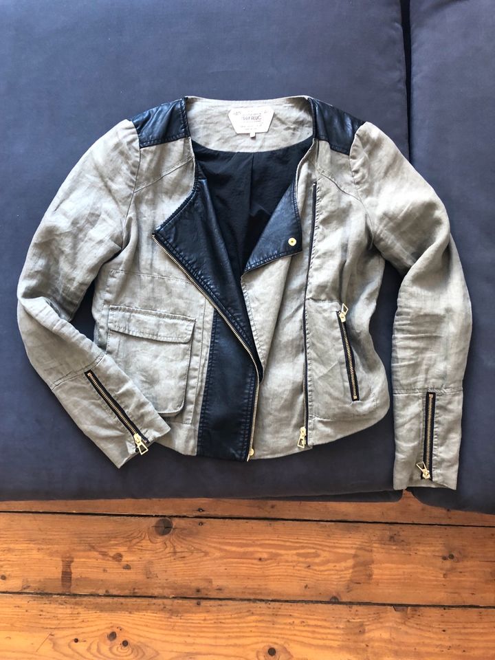 Zara TRF Blazer Jacke Motorrad Biker Rocker in Mainz