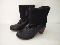 Rieker Stiefeletten mit Absatz in schwarz und Strickkrempe – 39 Nordrhein-Westfalen - Leverkusen Vorschau