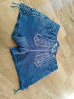 Blaue Lederhose gr. 36 Hessen - Kalbach Vorschau
