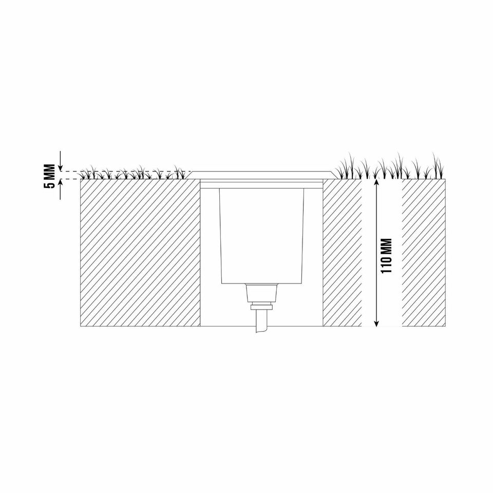 LED Bodenleuchte Bodeneinbaustrahler Edelstahl IP67 mit 5w GU10 in Bottrop