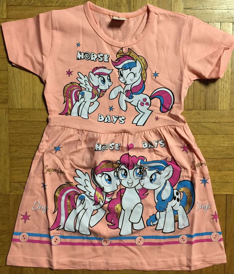 My little Pony Einhorn Pferd  Kleid Tunika Gr 122 128 NEU in München