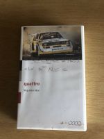 Audi Quattro Videokassette!!! Nordrhein-Westfalen - Wiehl Vorschau