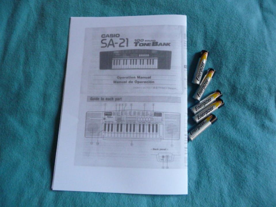 Casio SA-21 SA21 - elektronische Tastatur - Keyboard Tonbank in Berlin