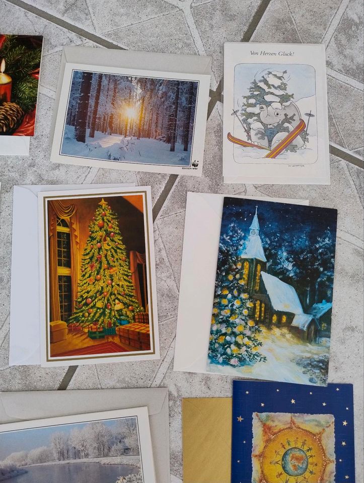 Weihnachts Karten/ Grußkarten mit Umschlag 25 Stück in Kummerfeld