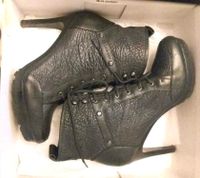 CK CALVIN KLEIN Leder Stiefelette Emma 10 cm highheel Schnürung Düsseldorf - Eller Vorschau