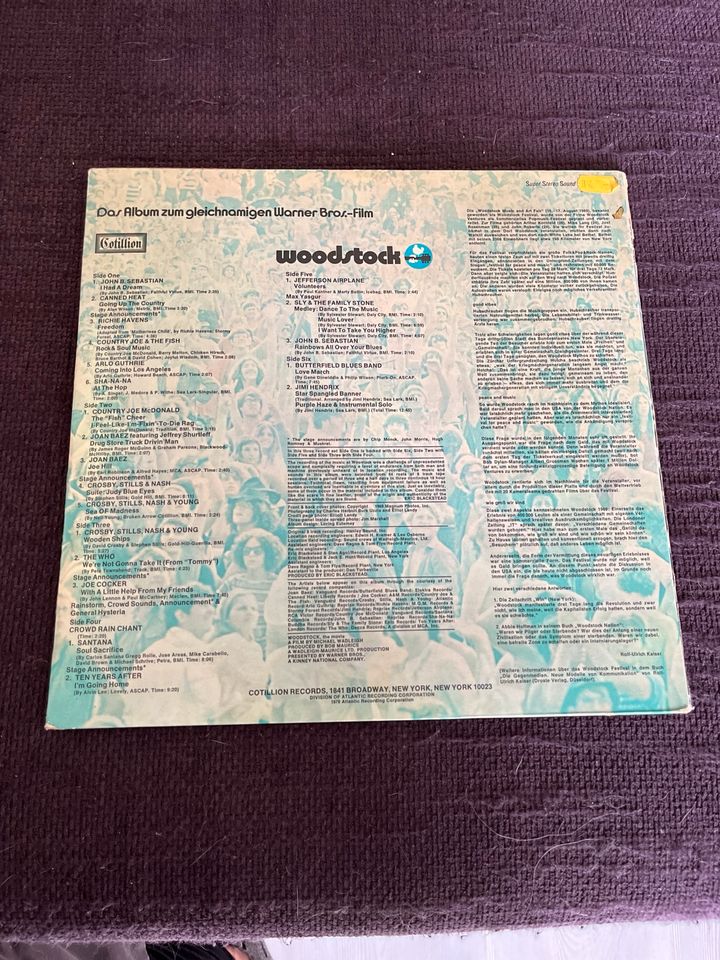 Woodstock 3-LP Vinyl Music from the original OST Jimi Hendrix in Melle