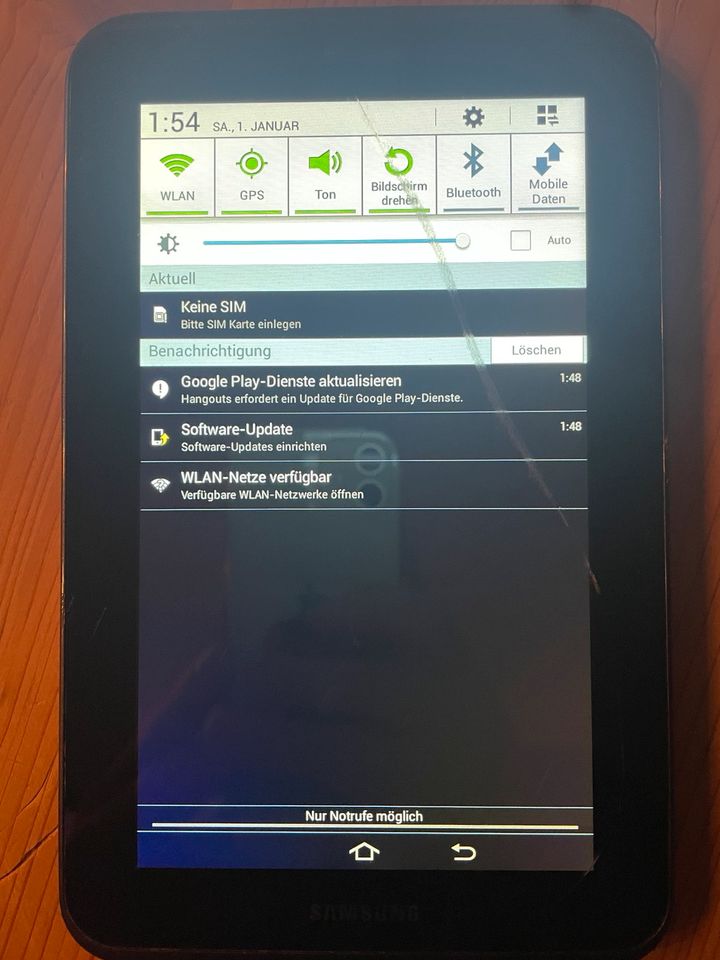 Tablet PC 4 Samsung GT-P3100 ASUS ZenPad 10 defekt in Schliersee