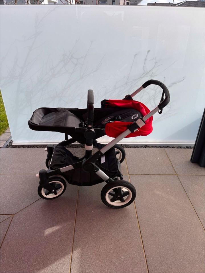 BUGABOO BUFFALO Kinderwagen, rot, sehr viel Zubehör - TOP Zustand in Neuler