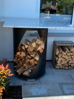 Holz Aufbewahrung Regal Ständer aus Metall Fass Baden-Württemberg - Eriskirch Vorschau